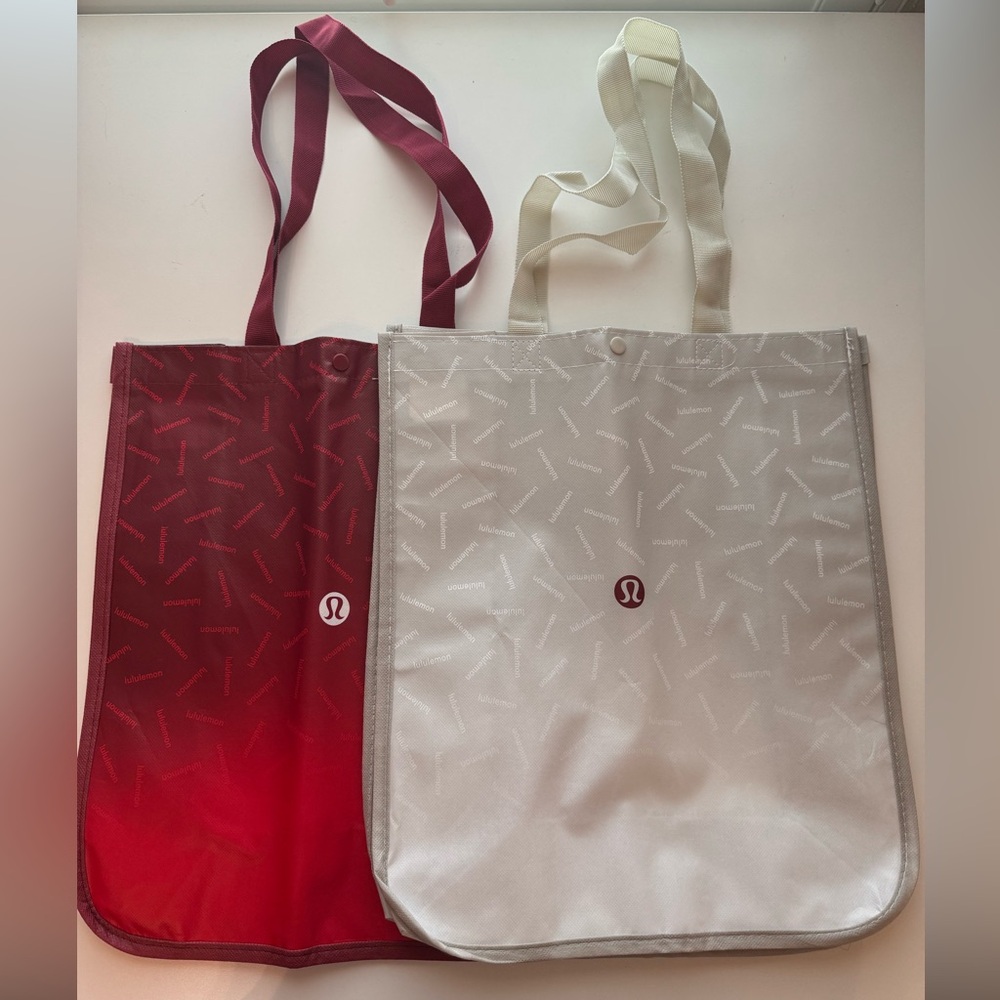 Lululemon reusable big size tote bag bundle